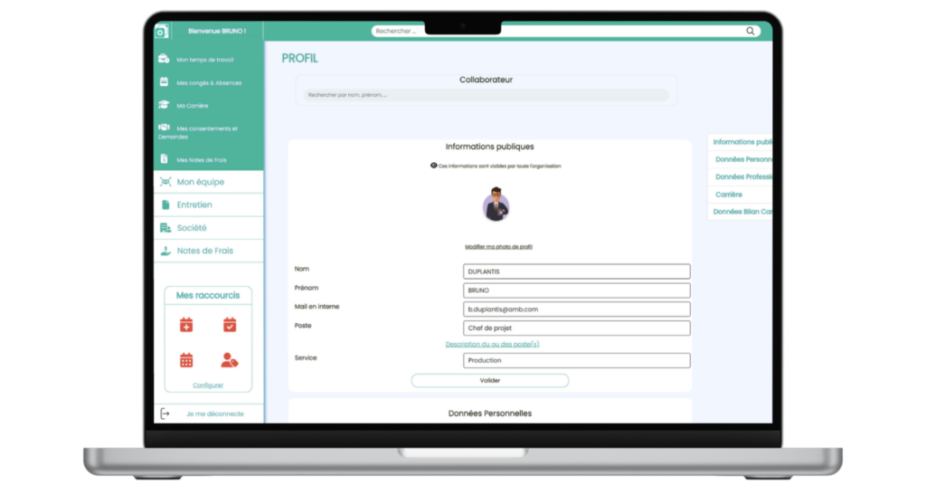 Logiciel de gestion du personnel