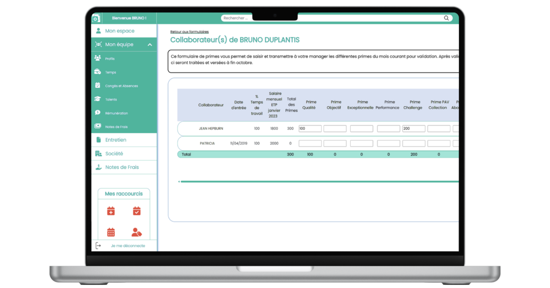 Logiciel de gestion de la rémunération